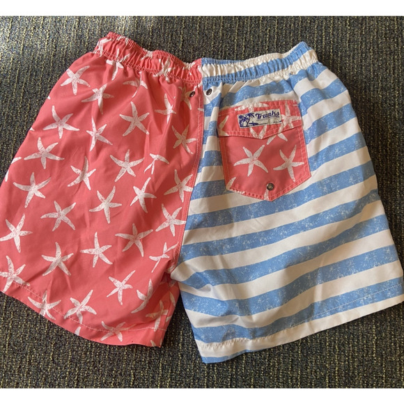 Trunks Surf & Swim Co. Men's Medium Sano Starfish Swim Trunks - Picture 3 of 4